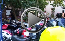 Motorcycle touring holiday and tours Europe classic bike and car events - The Crankcase. 2012 tea party.